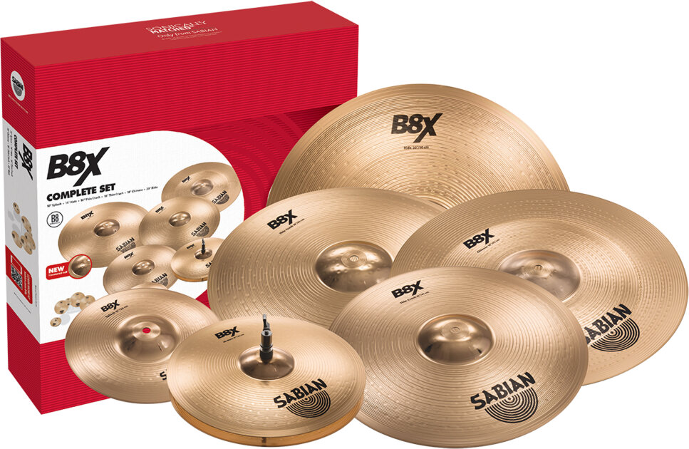 Sabian B8X Performance Cymbal Pack ZZounds