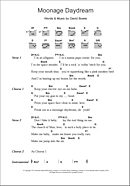 cigarettes daydream chords Moonage Daydream - Guitar Chords/Lyrics