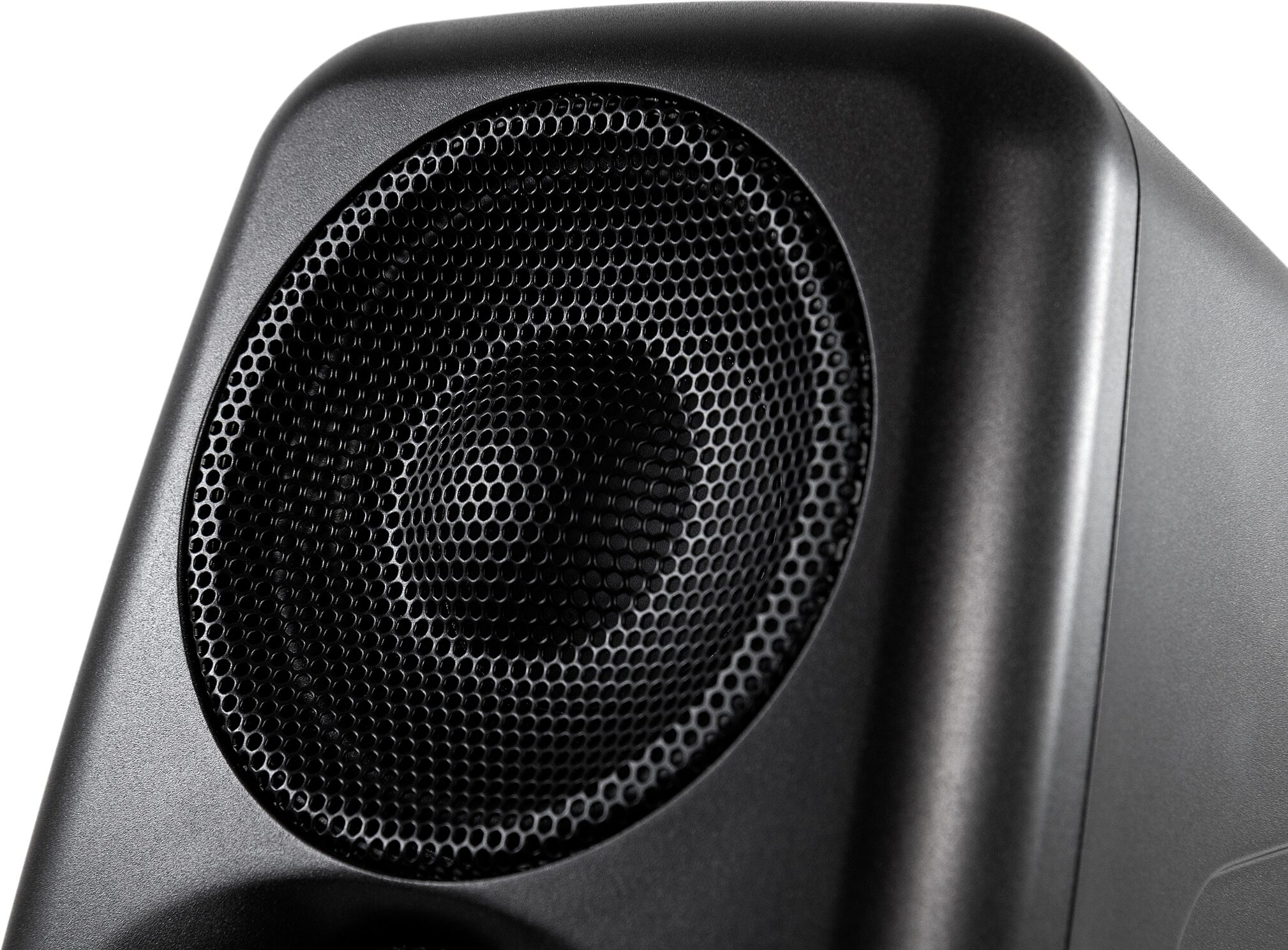 IK Multimedia iLoud MTM MKII Studio Monitor, Pair, Black, includes ARC mic, Action Position Back