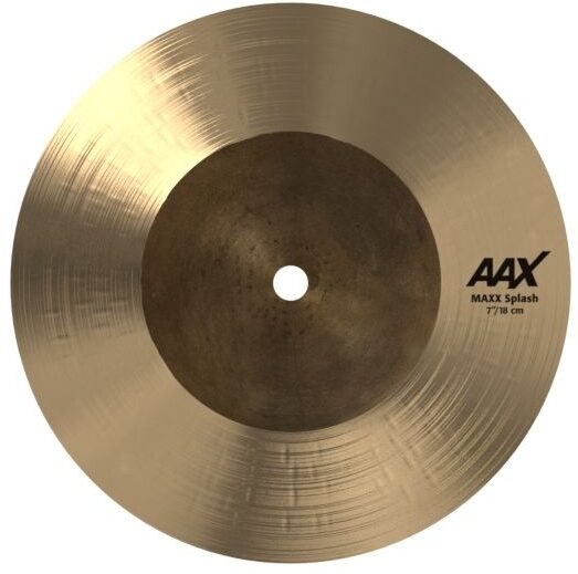 Sabian AAX MAXX Splash V2 Cymbal, Natural Finish, 7 inch, Action Position Back