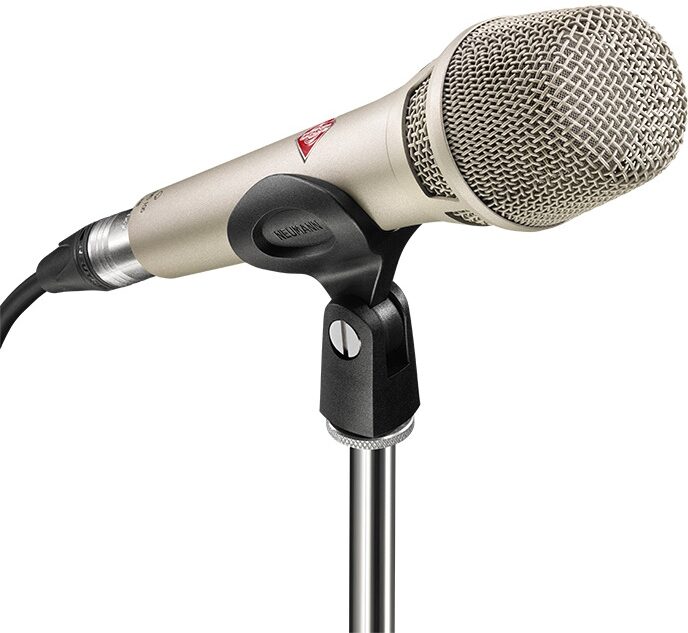 Neumann KMS 105 Handheld Supercardioid Condenser Microphone, Nickel, Detail