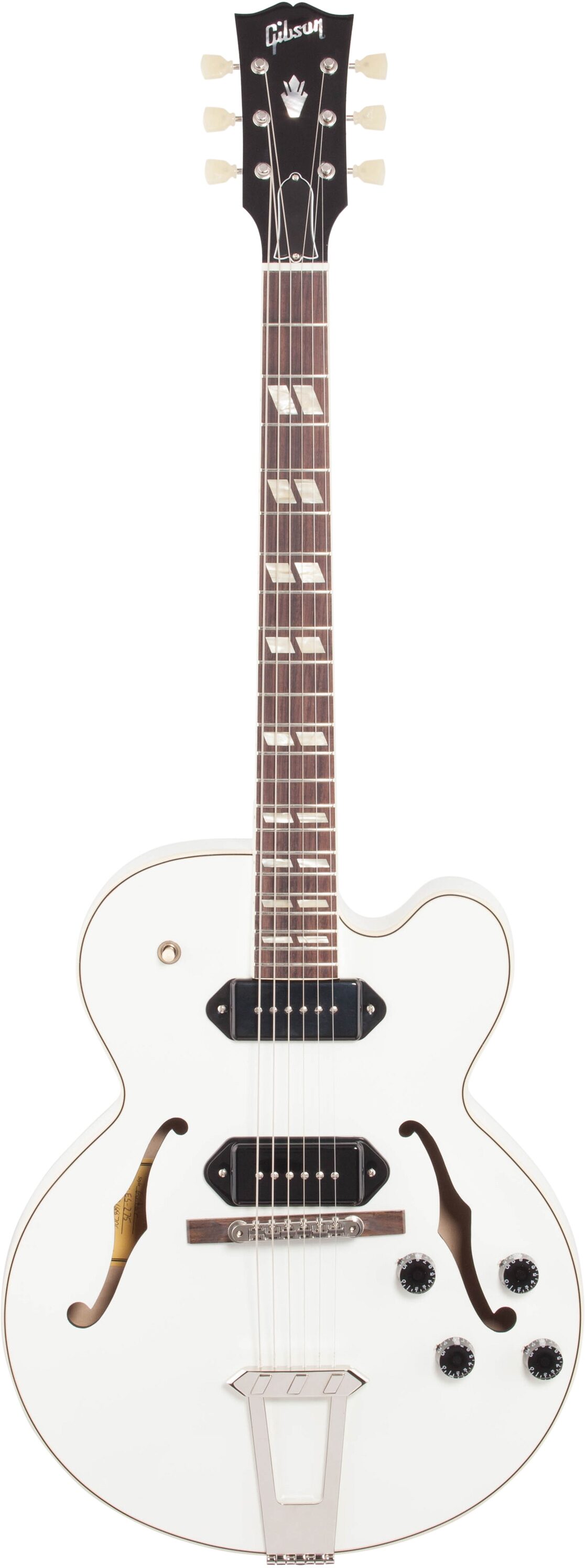 Gibson 2019 ES-275 P-90 Thinline Semi-Hollowbody Electric Guitar (with Case), Action Position Back