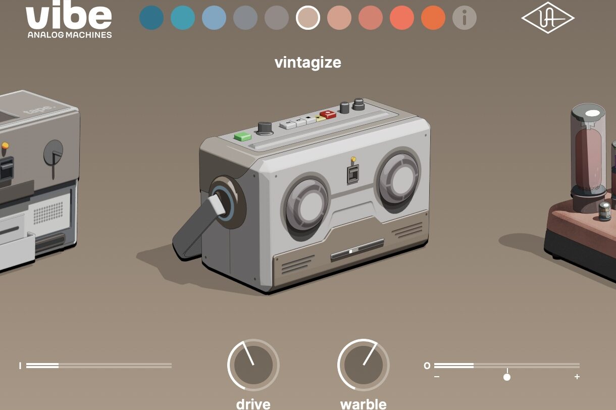 Universal Audio UAD Vibe Analog Machines Plug-in Software, Digital Download, Main