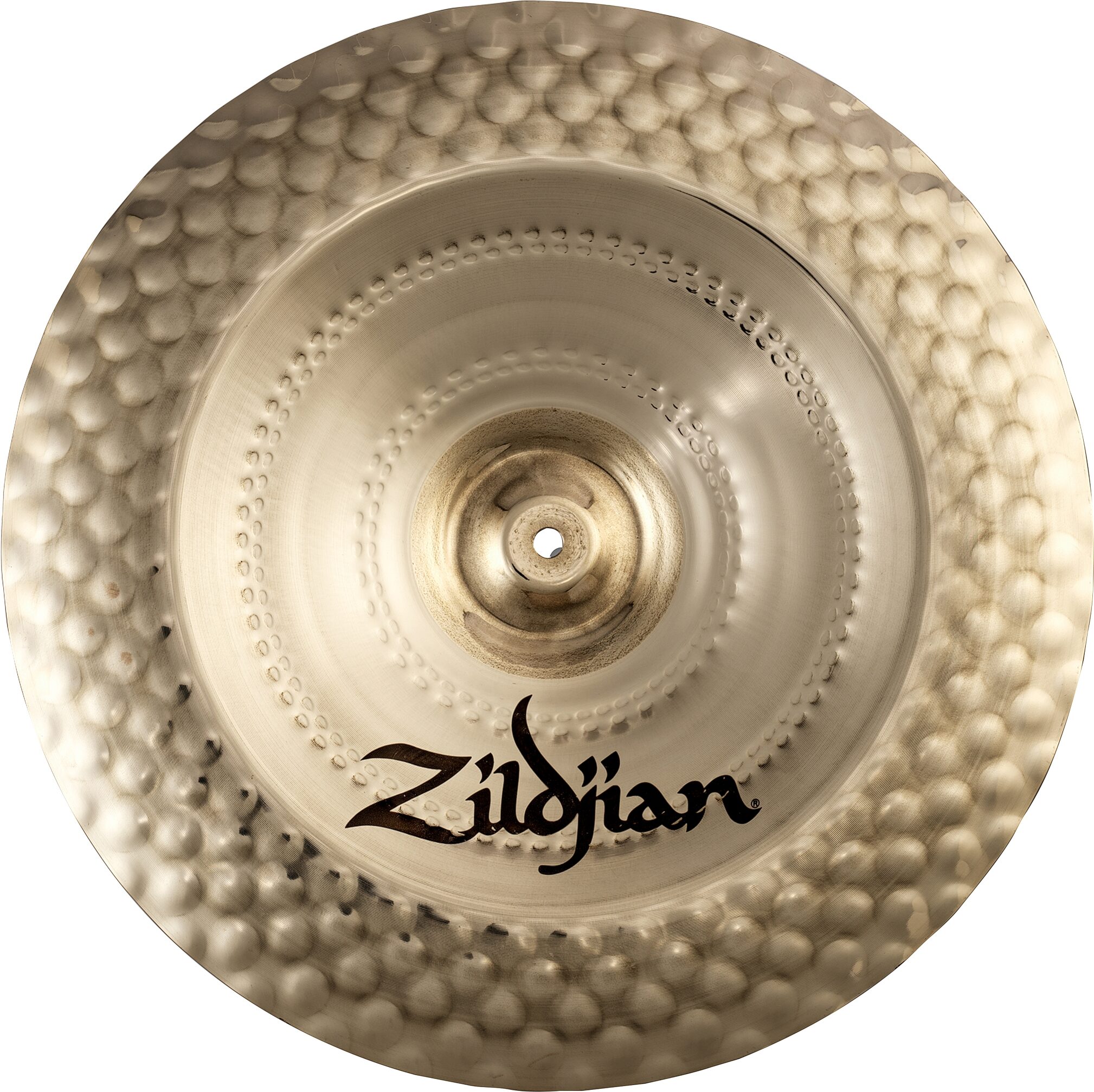 Zildjian A Series Ultra Hammered China Cymbal, 19 inch, Action Position Back