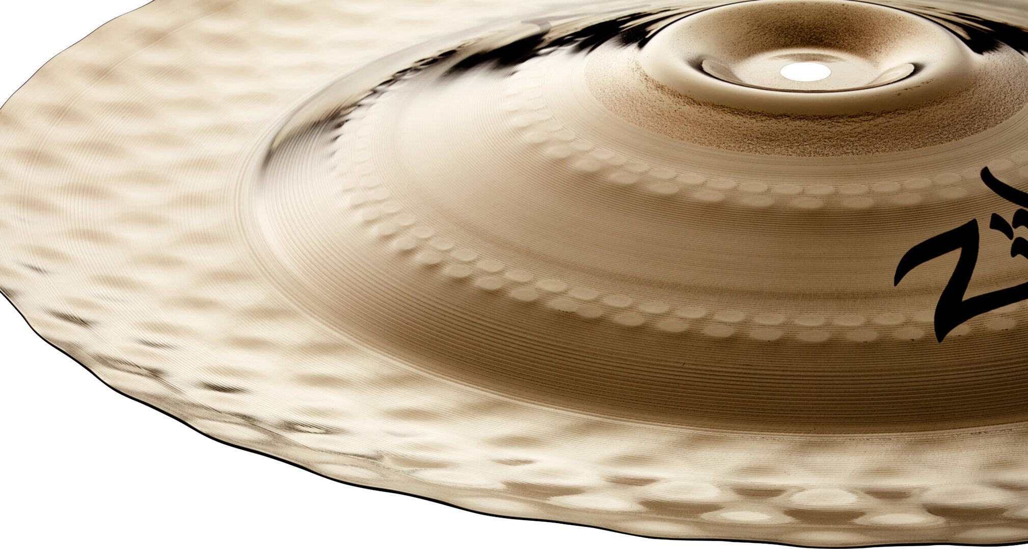Zildjian A Series Ultra Hammered China Cymbal, 19 inch, Action Position Back