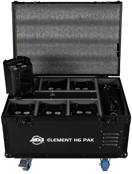 ADJ Element H6 Pak Stage Lighting Package, New, Case