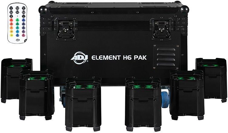 ADJ Element H6 Pak Stage Lighting Package, New, Main