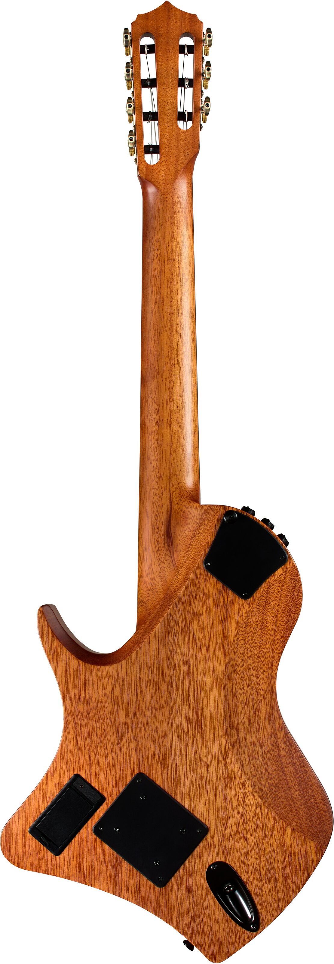Cordoba Abasi Stage 7 Classical Acoustic-Electric Guitar (with Gig Bag), Acacia, Action Position Back