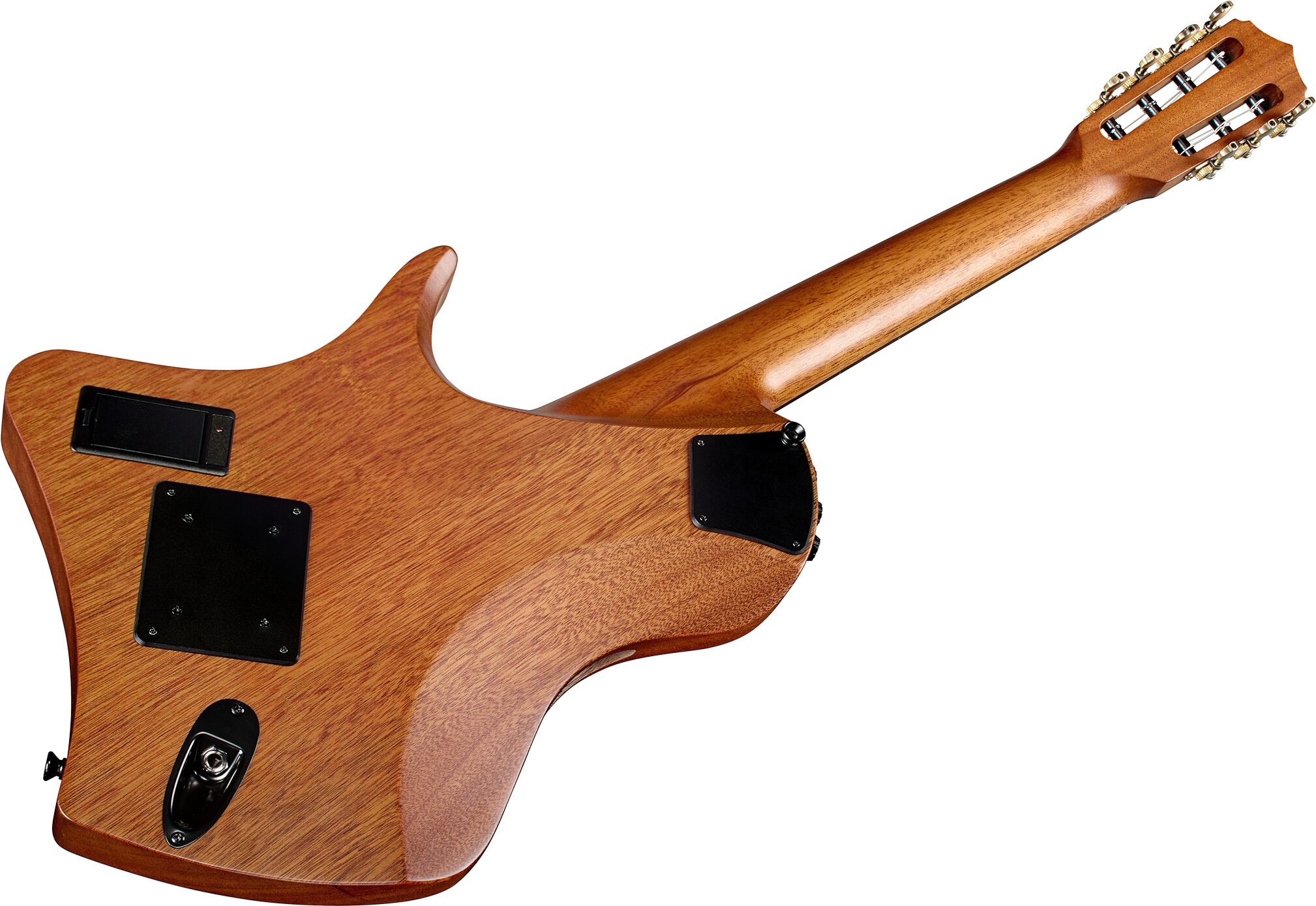 Cordoba Abasi Stage 7 Classical Acoustic-Electric Guitar (with Gig Bag), Acacia, Action Position Back