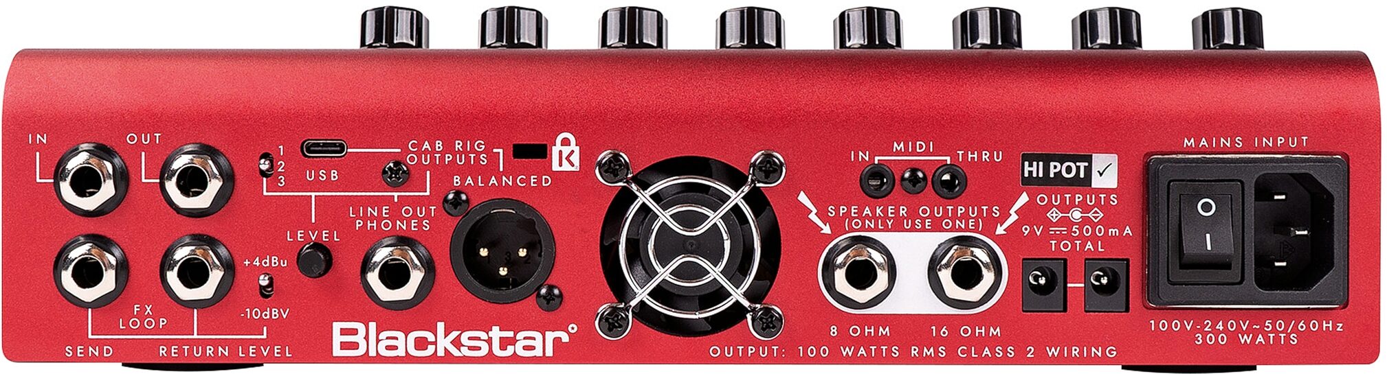 Blackstar Dept. 10 Amped 2 Guitar Amplifier Pedal (100 Watts), New, Action Position Back