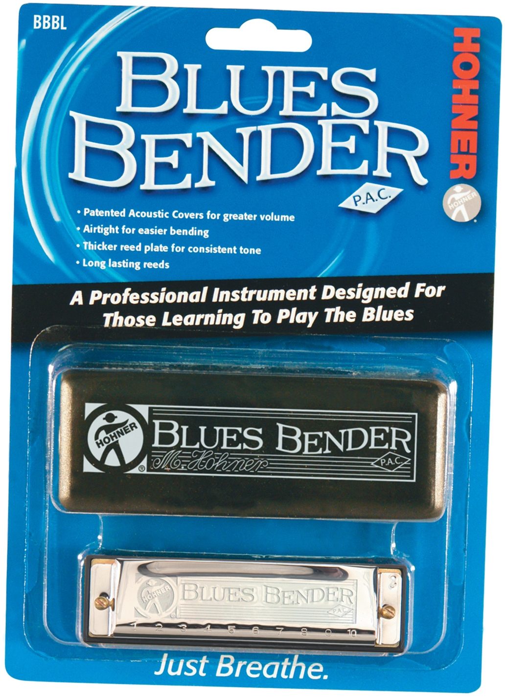 Hohner 34 Blues Bender Harmonica, Package