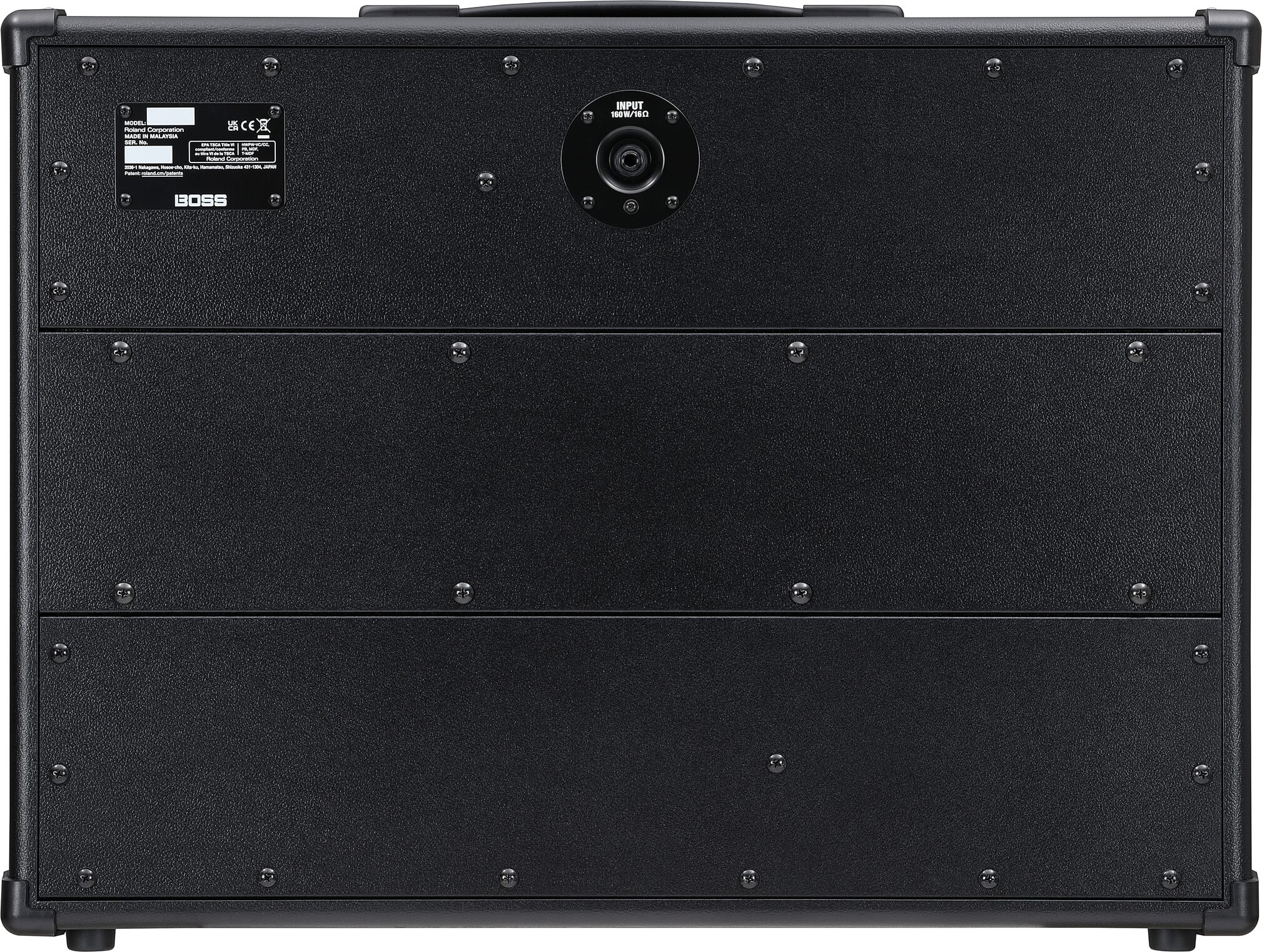 Boss Katana 212 Waza Guitar Speaker Cabinet (160 watts, 2x12"), New, Action Position Back