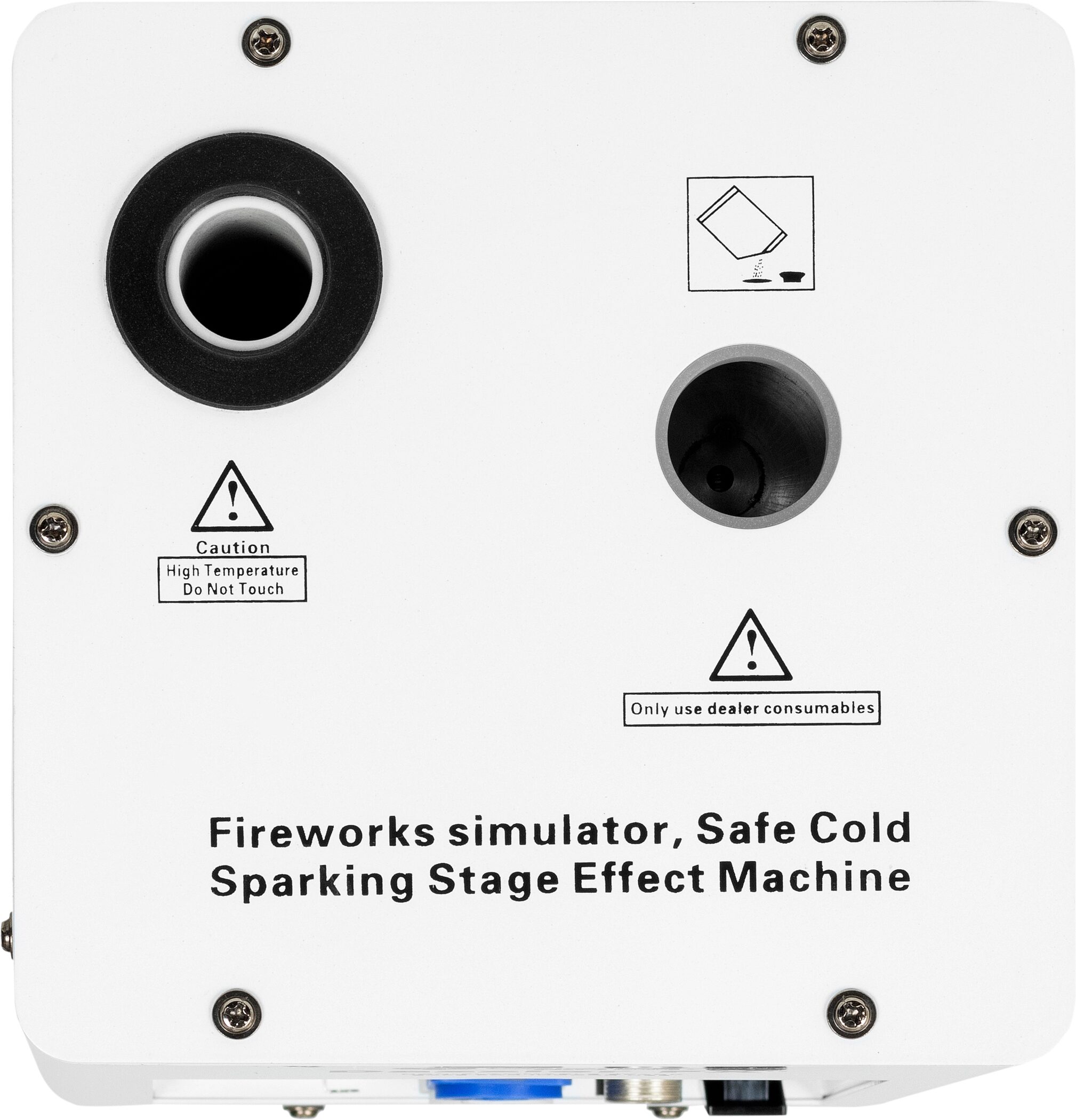 ColorKey Dazzler FX Cold Spark Machine, Action Position Control Panel