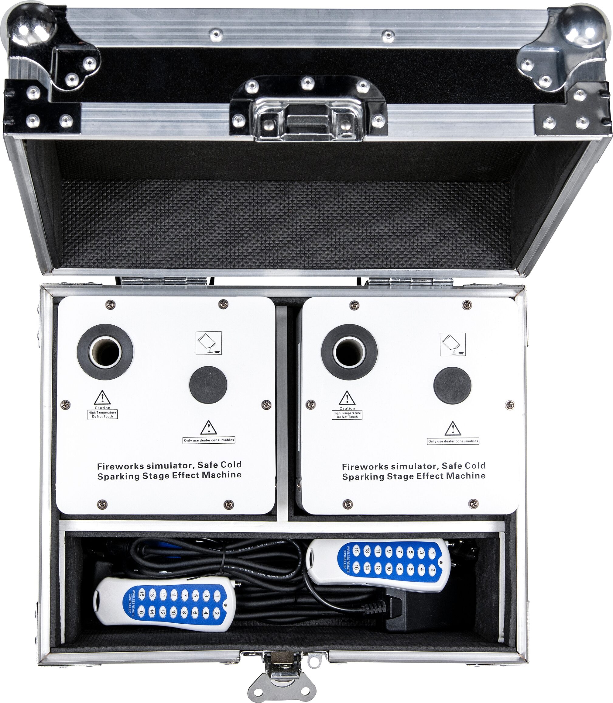 ColorKey Dazzler FX Cold Spark Machine, Action Position Front