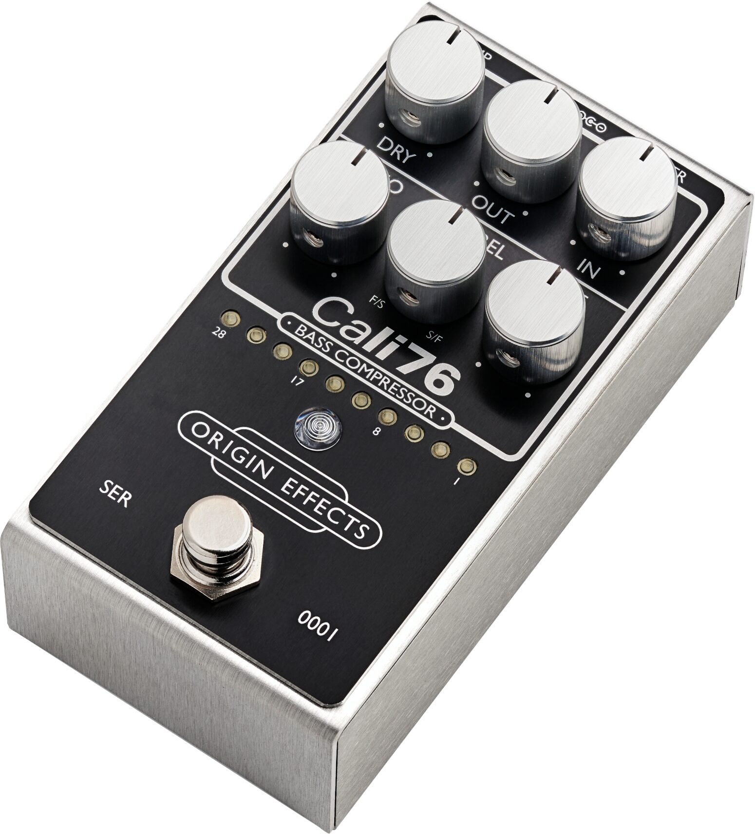 Origin Effects Cali76 V2 Bass Compressor Pedal, Black, Main