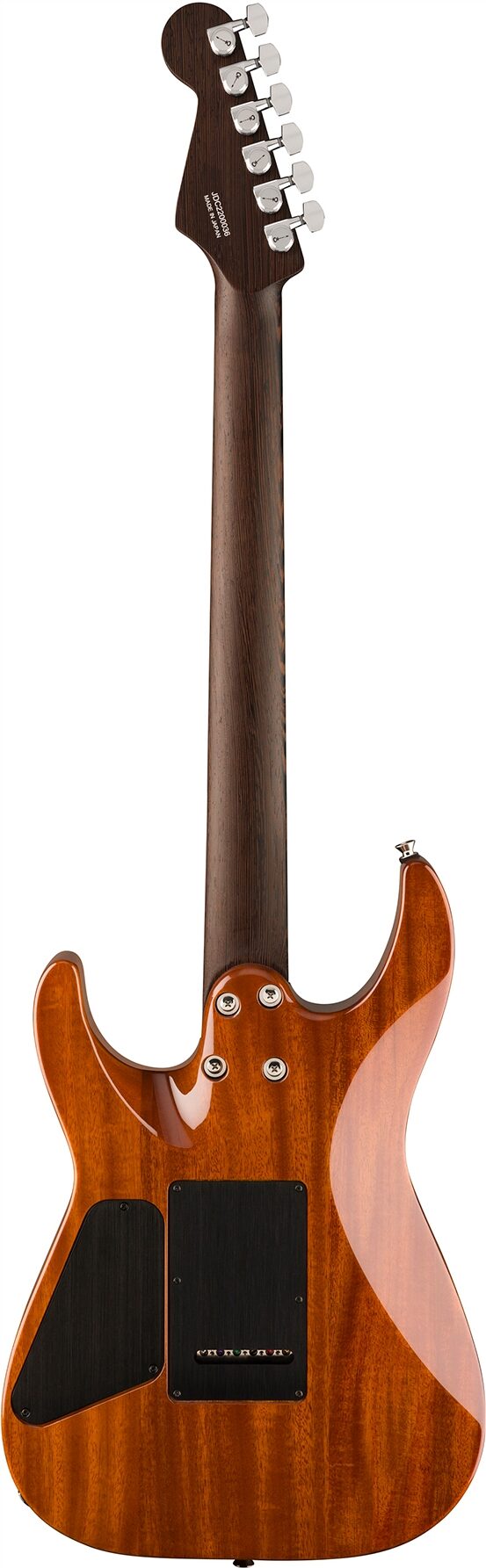 Charvel MJ DK24 HSH 2PT W Mahogany Electric Guitar (with Gig Bag), Flame Maple Antique Burst, Open Box (Very Good), Action Position Back