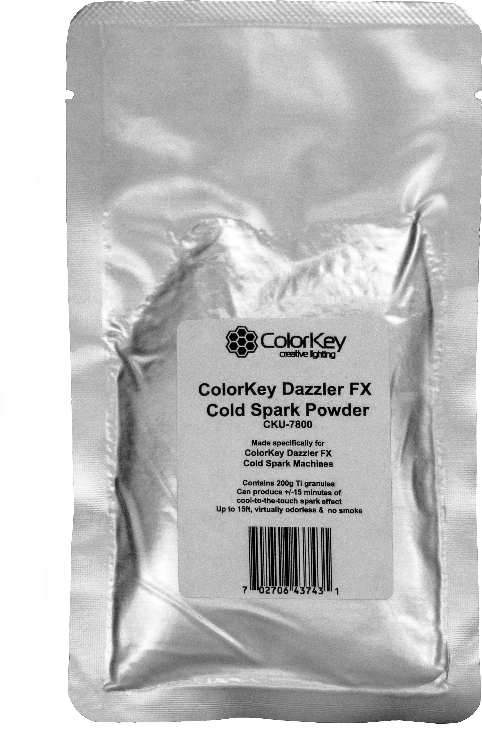 ColorKey Dazzler FX Cold Spark Powder, New, Main