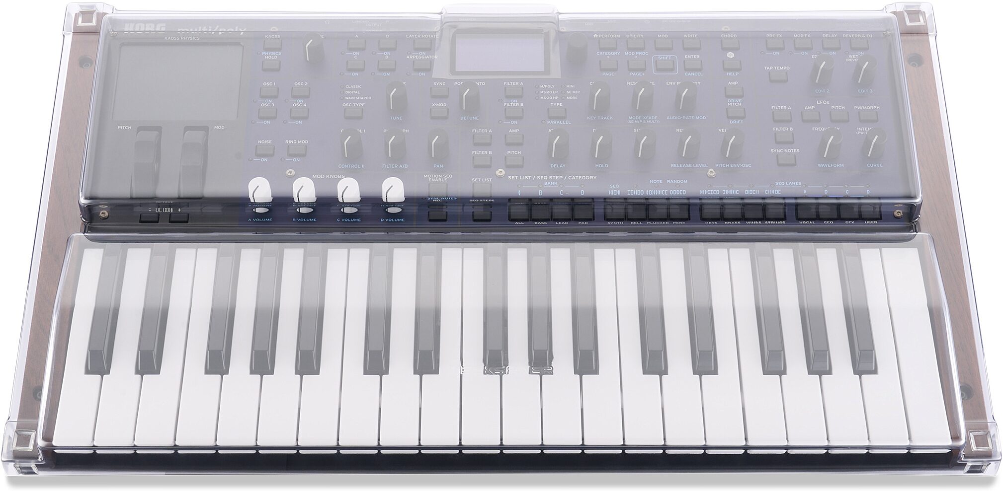 Decksaver Cover for Korg Multi/Poly, New, Action Position Back