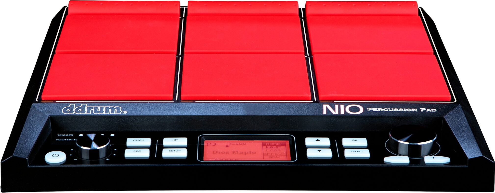 ddrum NIO Electronic Percussion Pad, New, Action Position Back
