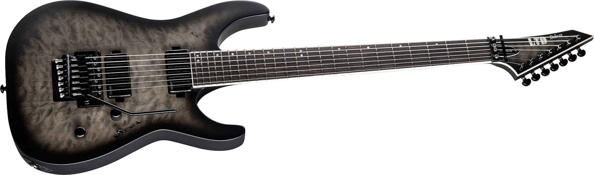 ESP LTD M-1007 Baritone Electric Guitar, Open Box (Good), Action Position Back