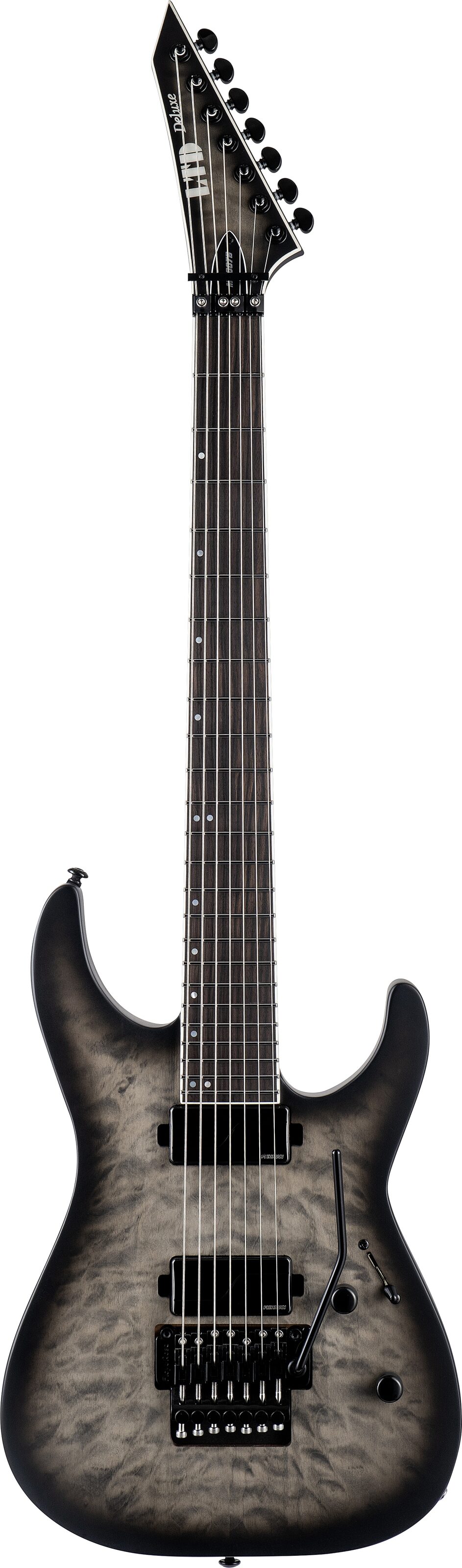 ESP LTD M-1007 Baritone Electric Guitar, Open Box (Good), Action Position Back