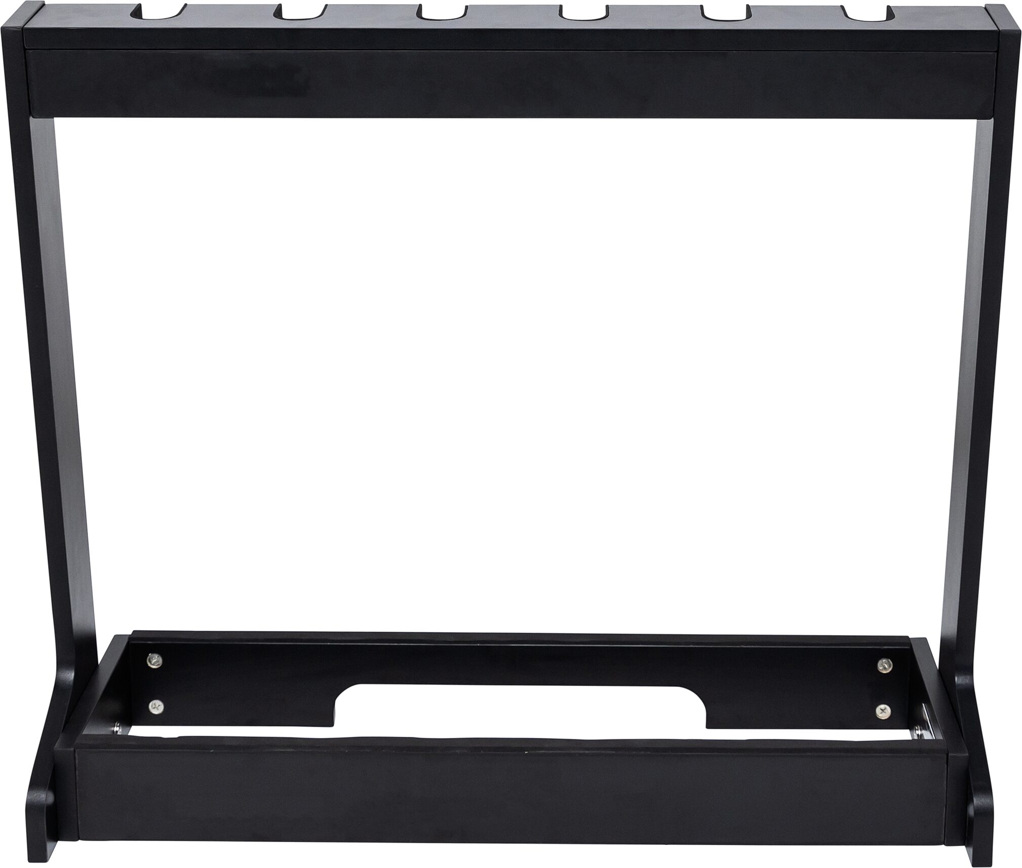 Gator Wooden Guitar Rack, Black, GFW-GTR-WD6RK, Action Position Back