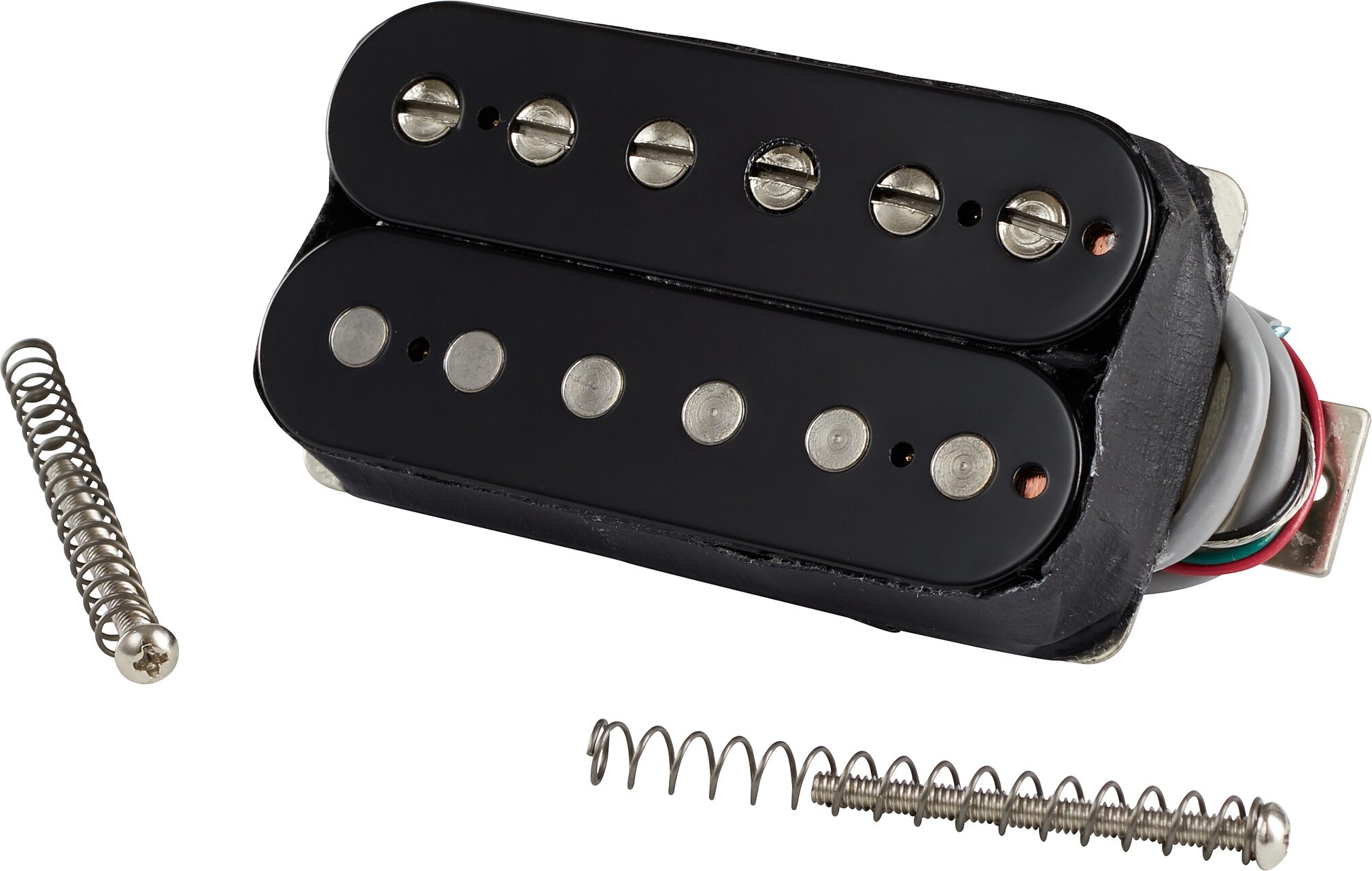 Gibson 496R Hot Ceramic Rhythm Humbucker Pickup, Double Black, Action Position Back