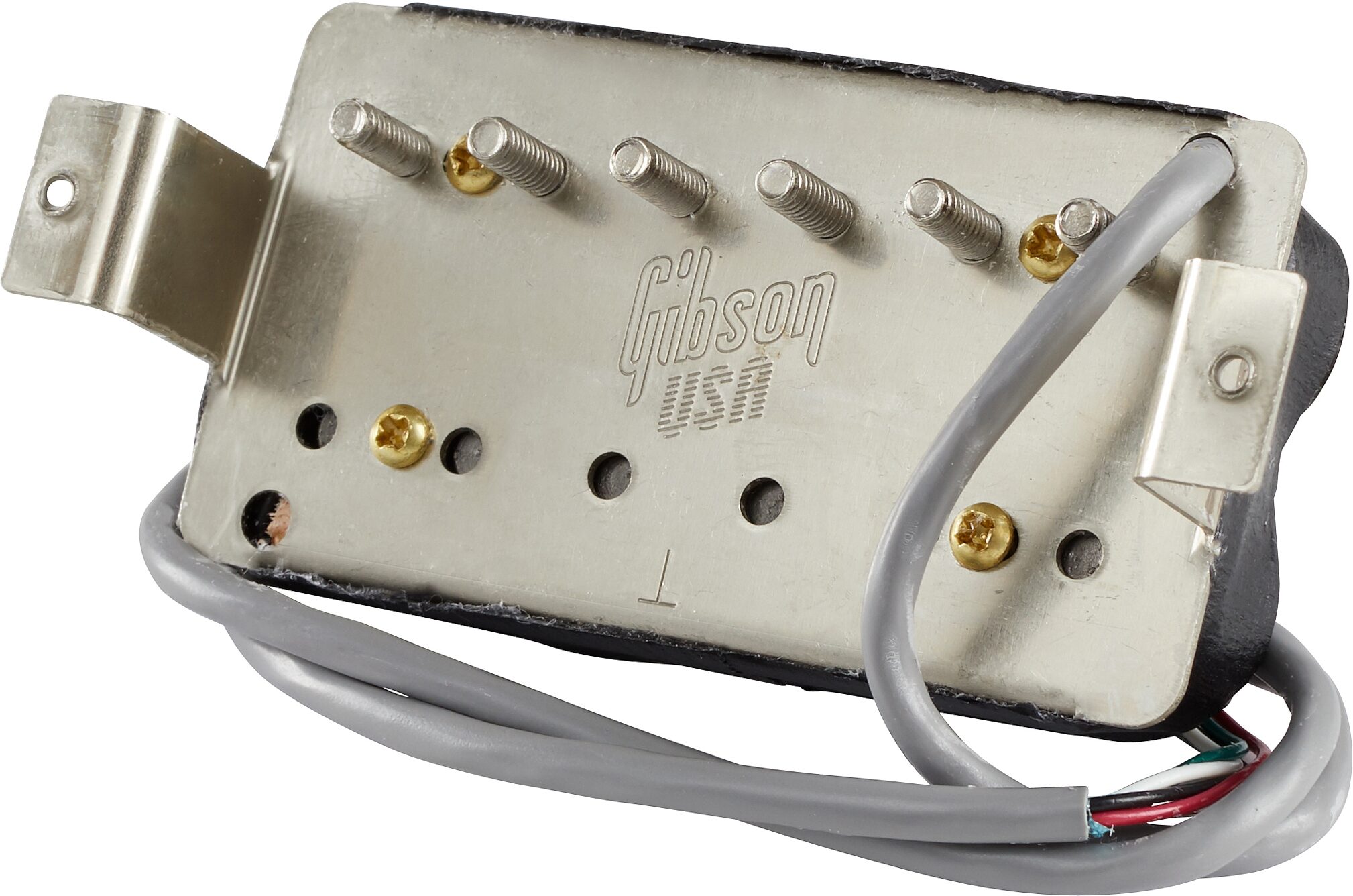 Gibson 496R Hot Ceramic Rhythm Humbucker Pickup, Double Black, Action Position Back