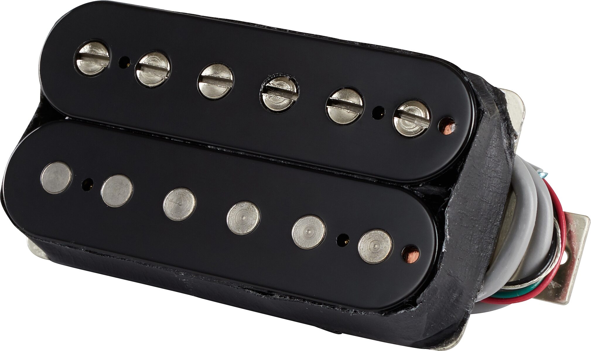 Gibson 496R Hot Ceramic Rhythm Humbucker Pickup, Double Black, Action Position Back