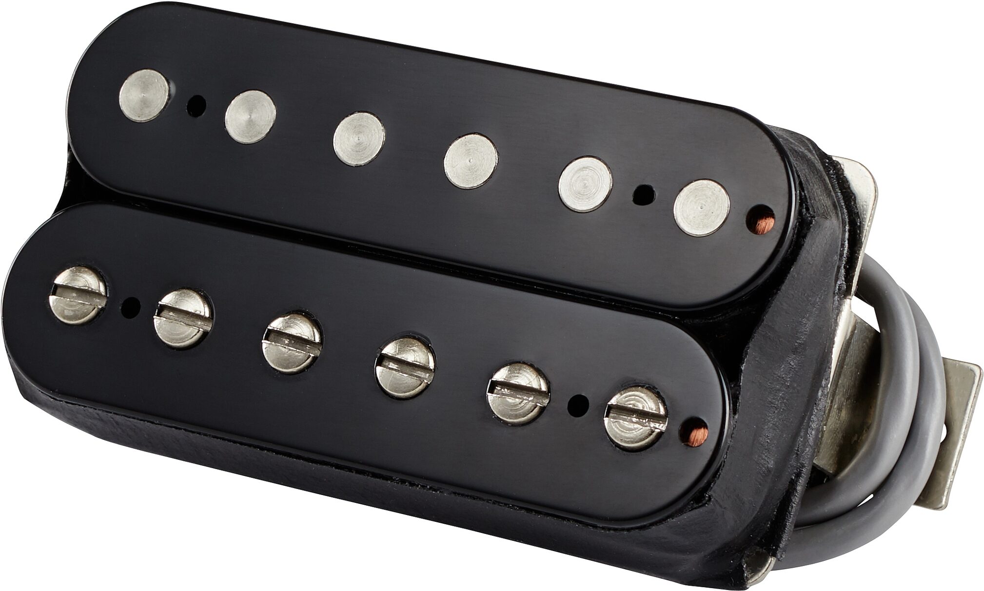 Gibson 500T Super Ceramic Treble Humbucker Pickup, Double Black, Action Position Back