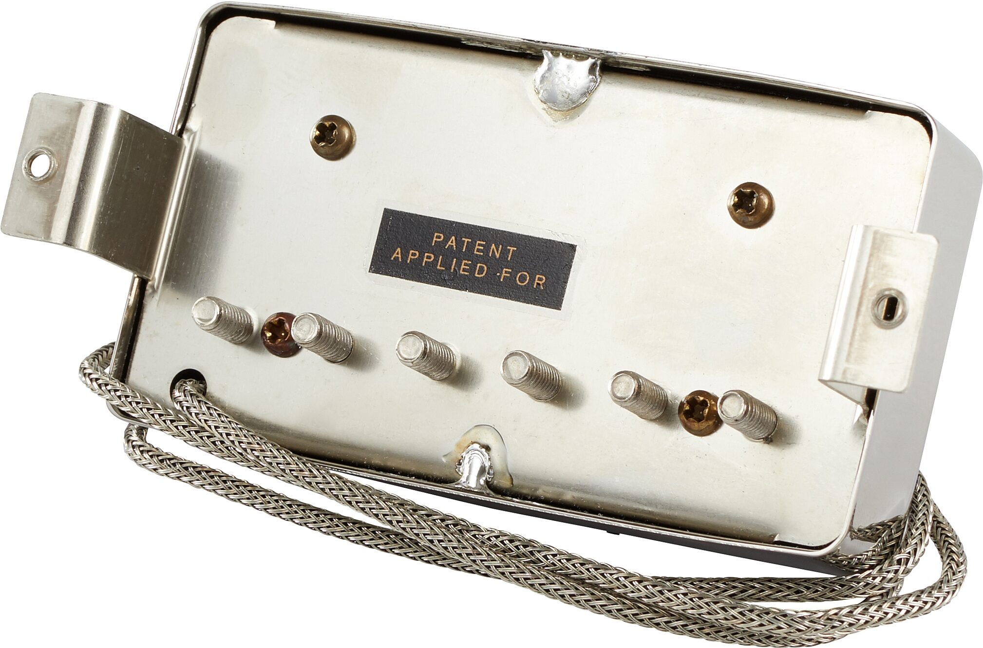 Gibson Burstbucker Guitar Pickup, Double Black, Nickel Cover, Type 1, Action Position Back
