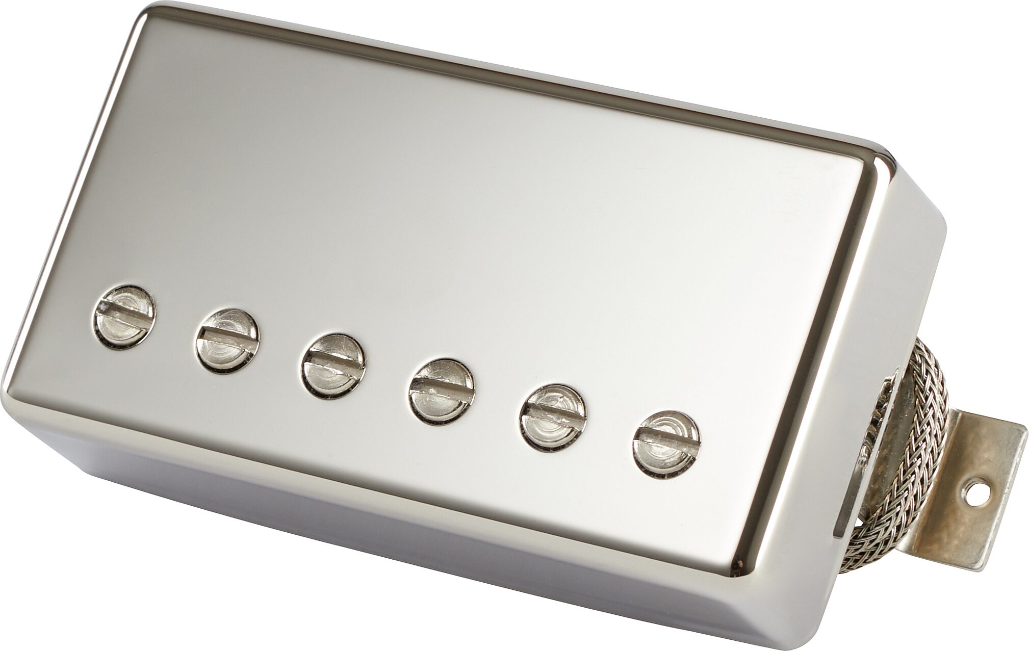 Gibson Burstbucker Guitar Pickup, Double Black, Nickel Cover, Type 1, Action Position Back