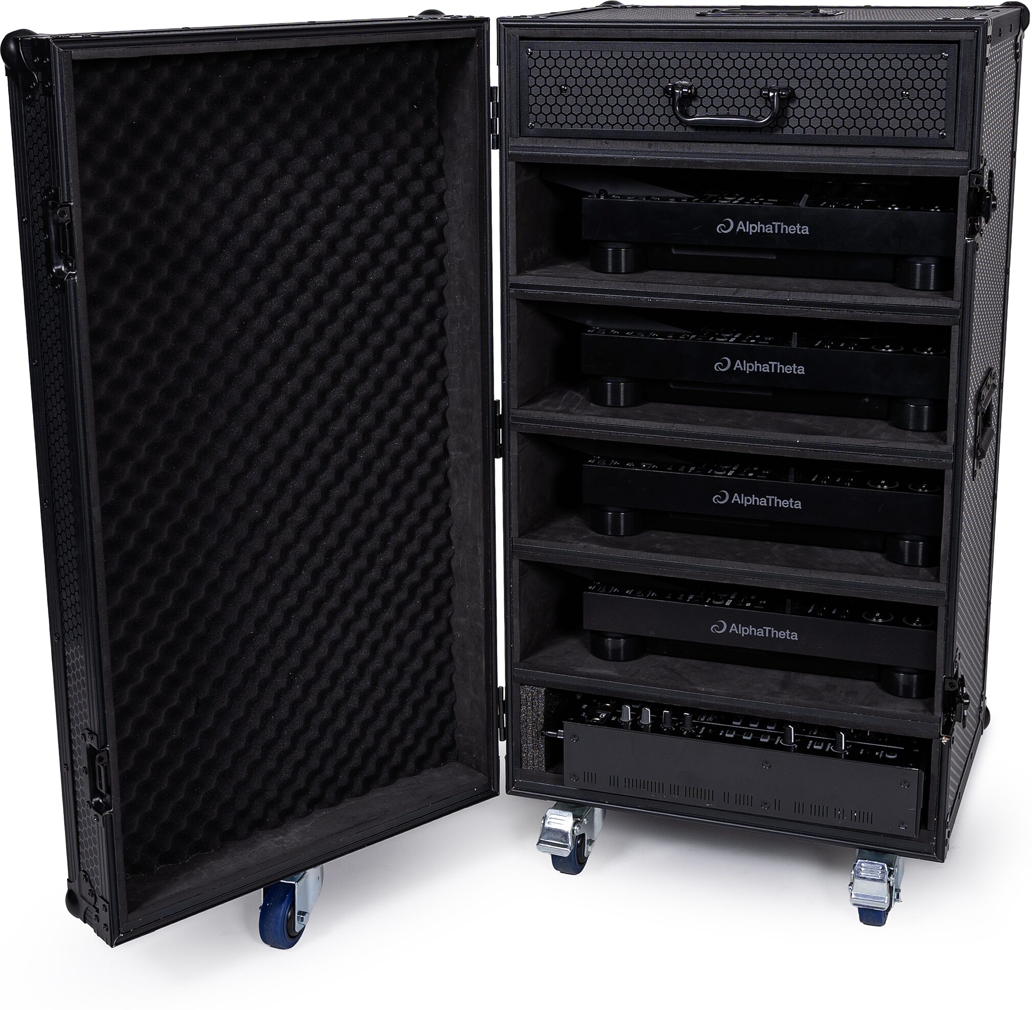 Headliner Pitch Black CD-J and Mixer Touring Case, New, Main
