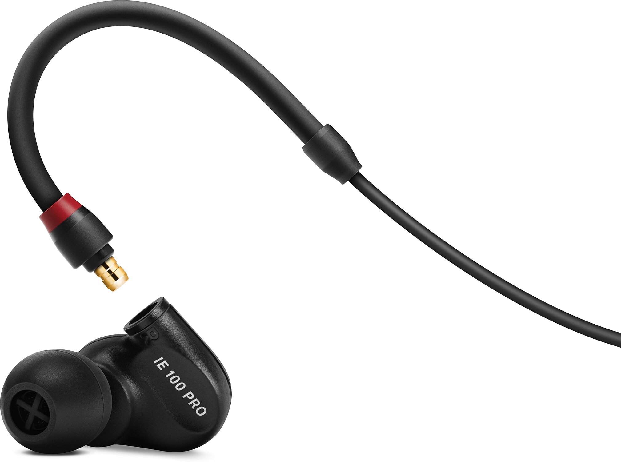 Sennheiser IE 100 PRO Wireless Bluetooth In-Ear Monitor Headphones, Black, Action Position Back