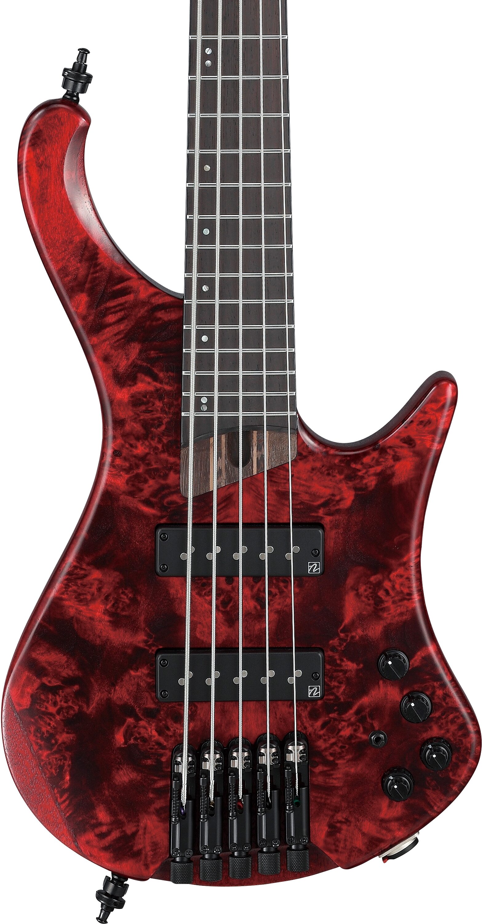 Ibanez EHB1505S Short-Scale Bass Workshop Electric Bass, 5-String (with Gig Bag), Action Position Back