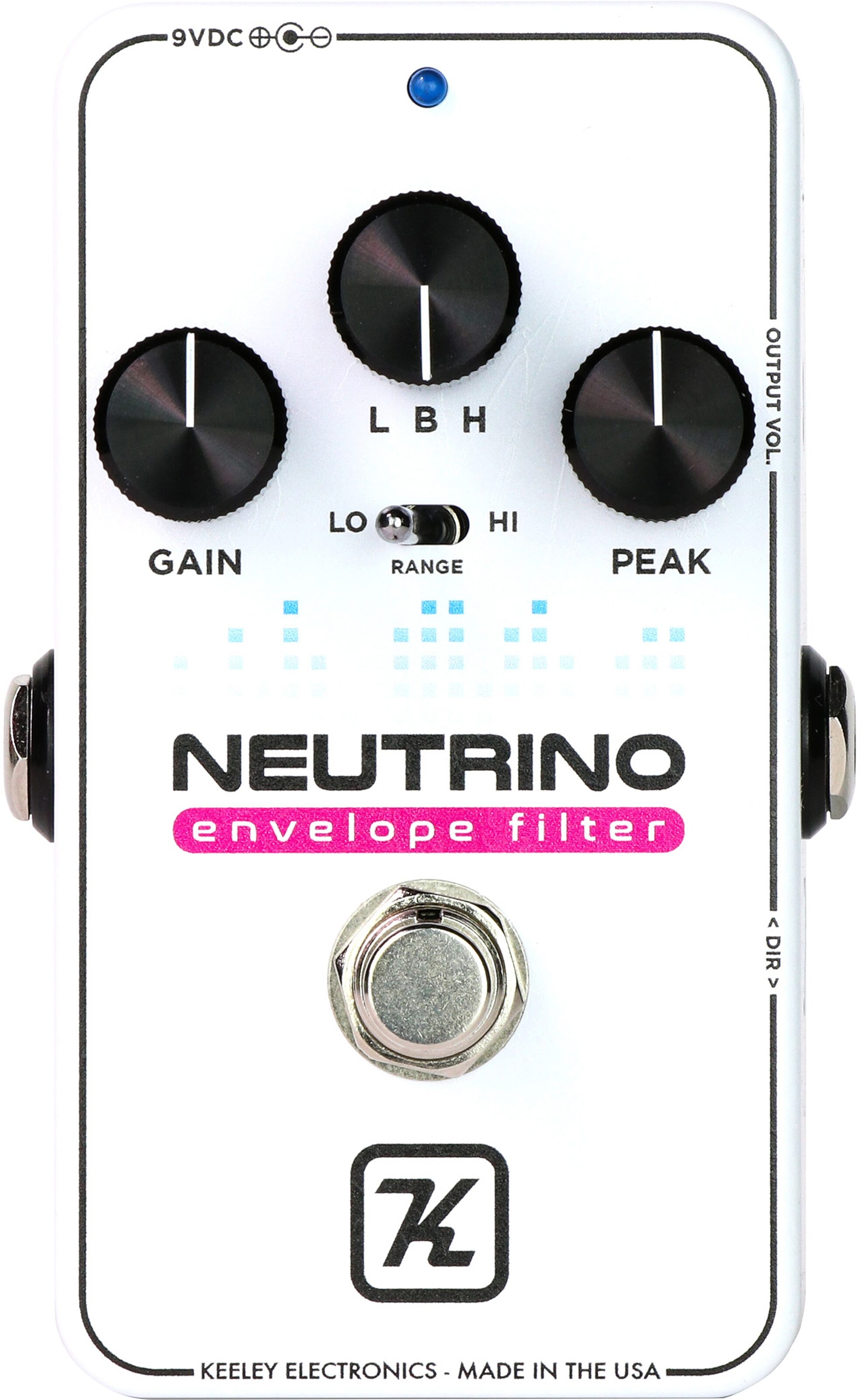 Keeley Neutrino V2 Classic Envelope Filter, New, Action Position Back