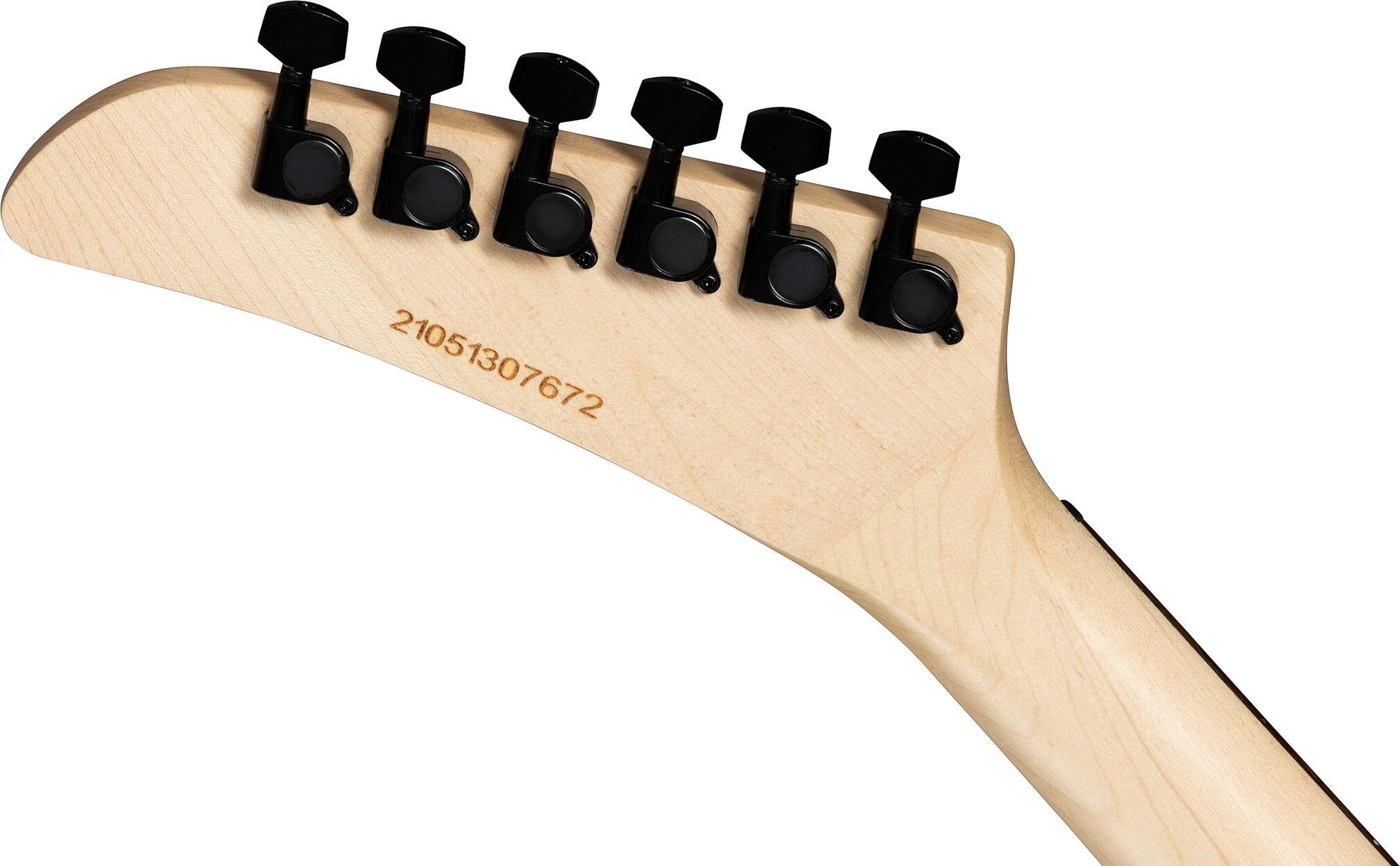 Kramer Striker Figured HSS Electric Guitar, Laurel Fingerboard, Transparent Black, Open Box (Very Good), Action Position Back
