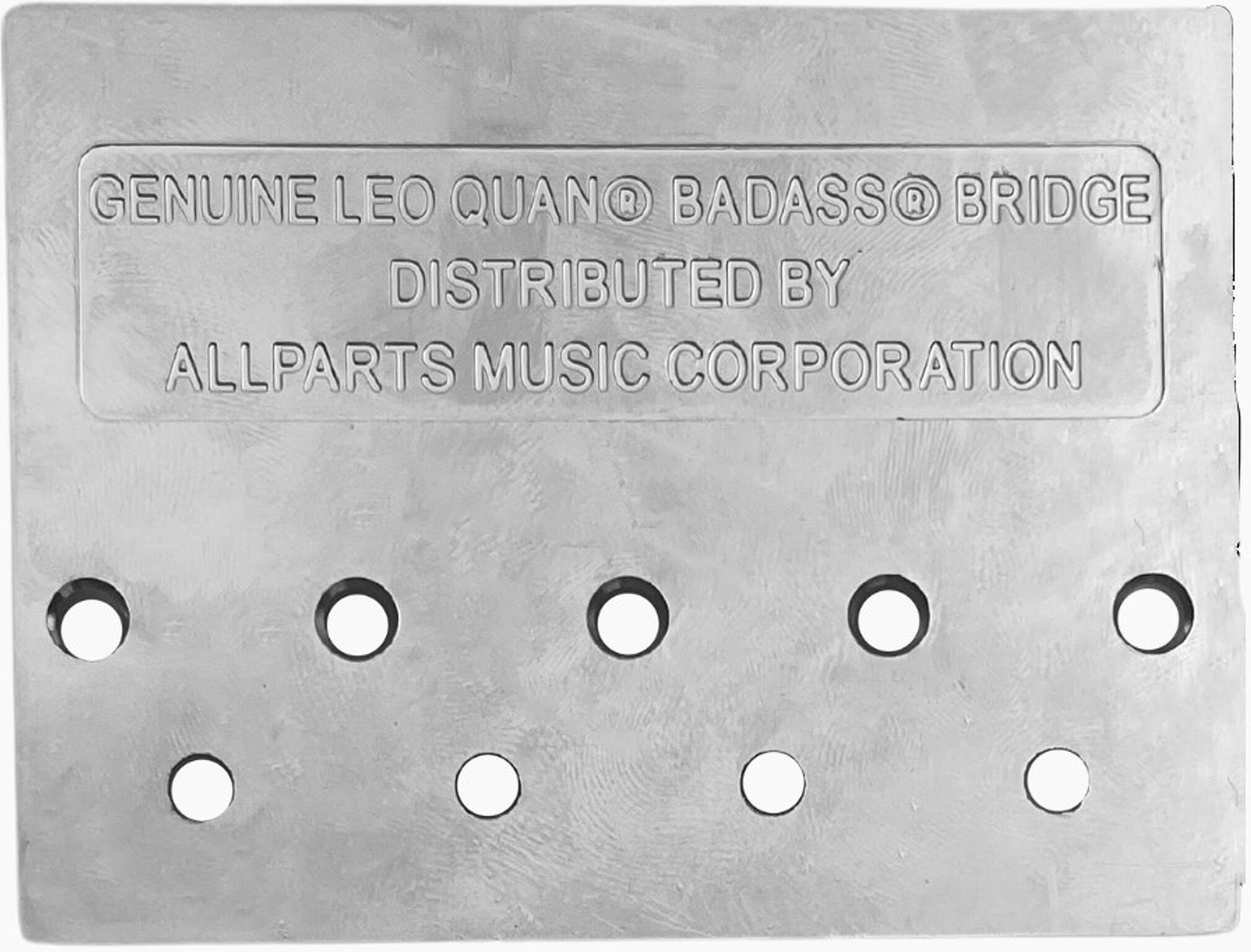 Leo Quan BB-3342-003 Badass II Bass Bridge, Chrome, Action Position Back