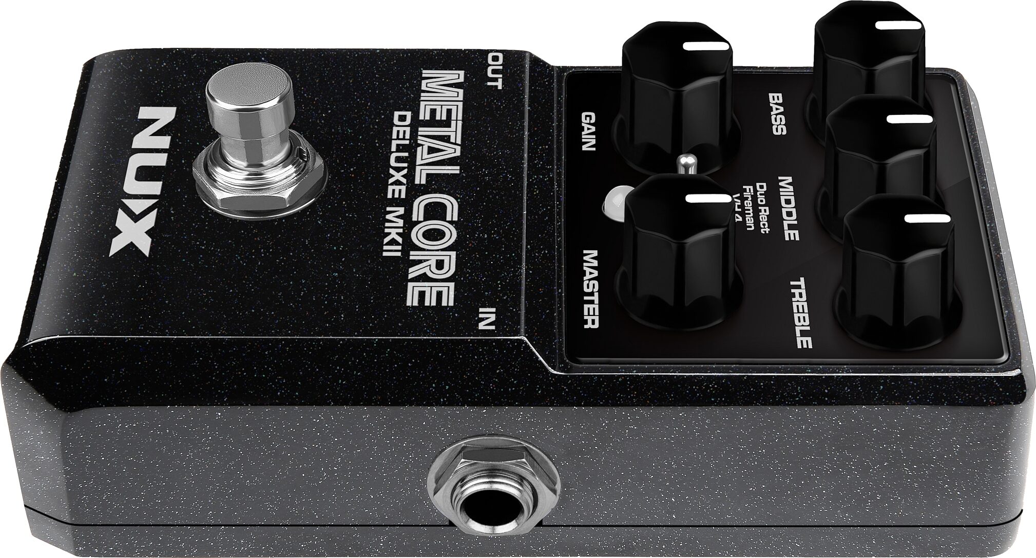 NUX Metal Core Deluxe MKII Hi Gain Distortion Pedal, New, Action Position Back