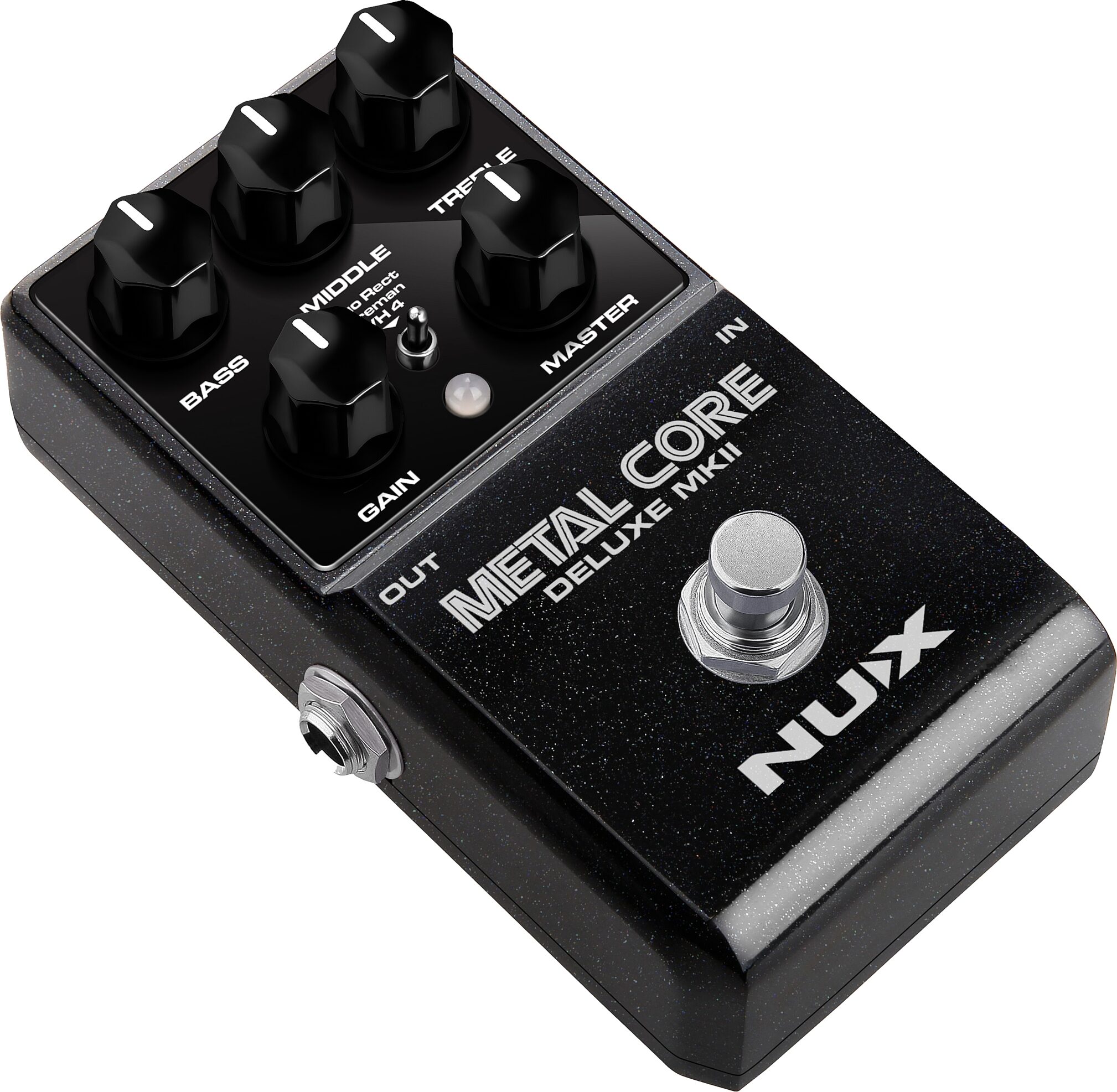 NUX Metal Core Deluxe MKII Hi Gain Distortion Pedal, New, Action Position Back