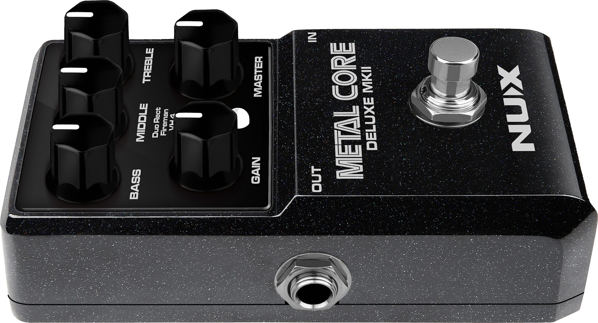 NUX Metal Core Deluxe MKII Hi Gain Distortion Pedal, New, Action Position Back