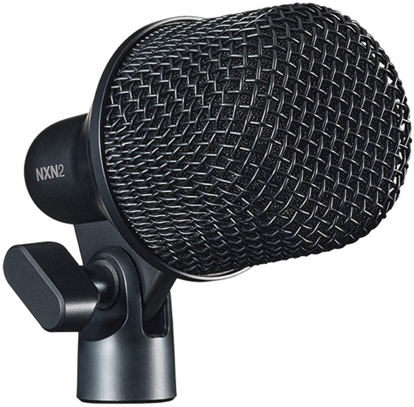 Shure NXN2 Nexadyne Dynamic Kick Drum Microphone, Black, Action Position Back