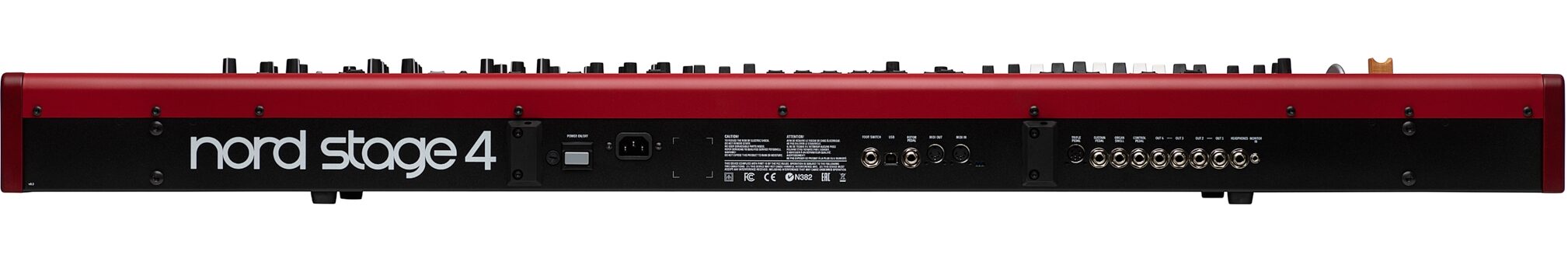 Nord Stage 4 88 Performance Keyboard, 88-Key, New, Rear