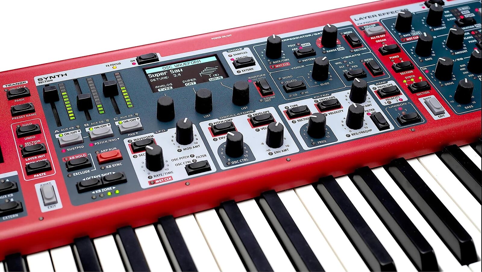 Nord Stage 4 88 Performance Keyboard, 88-Key, New, Action Position Back