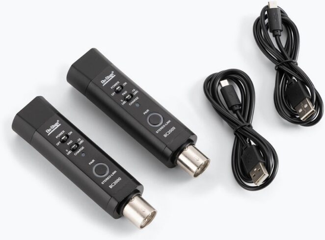 On-Stage BC2000 V2 Stereo Bluetooth Converter, New, Action Position Back