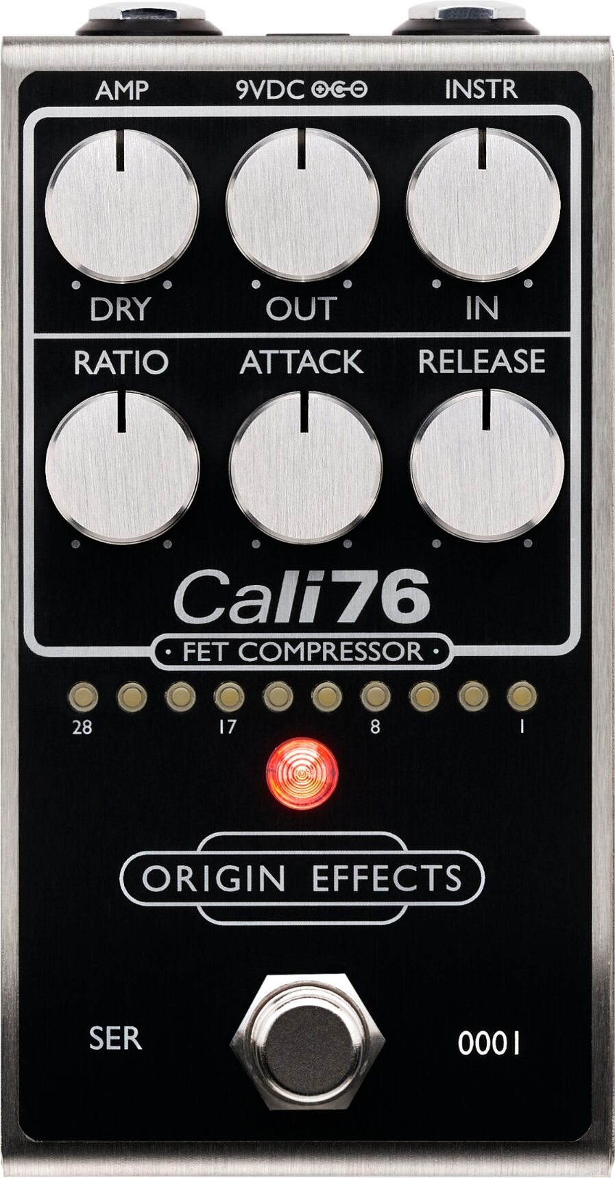 Origin Effects Cali76 V2 FET Compressor Pedal, Black, Main