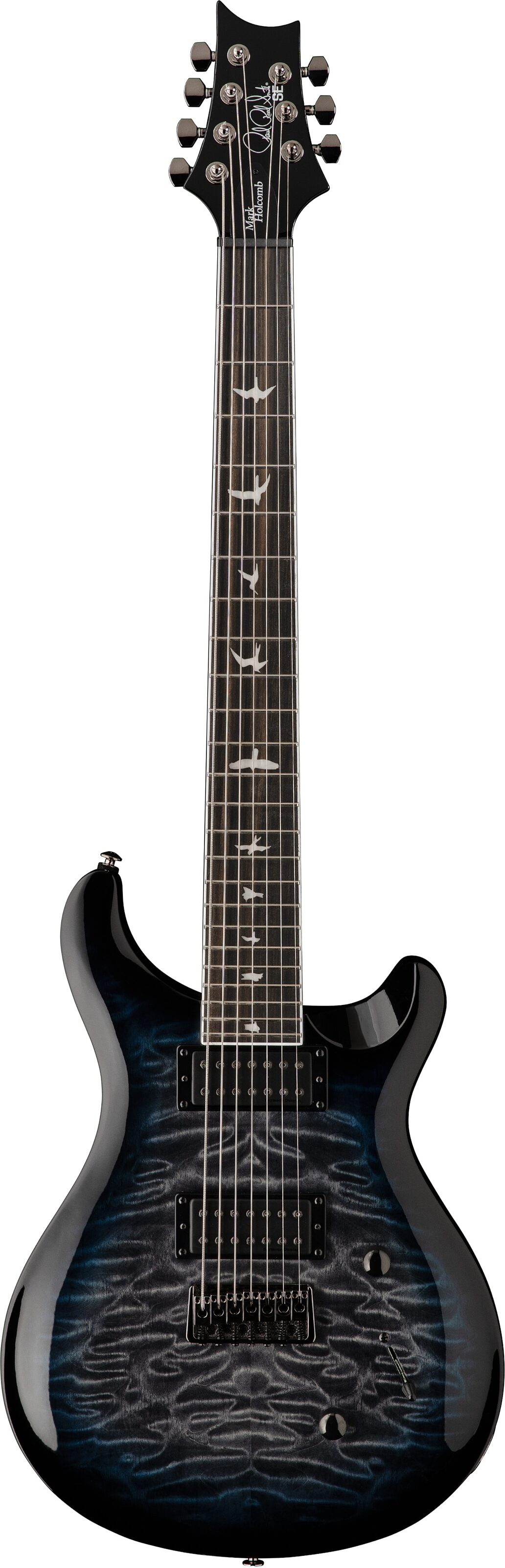 PRS Paul Reed Smith SE Mark Holcomb SVN Electric Guitar, 7-String (with Gig Bag), Action Position Back