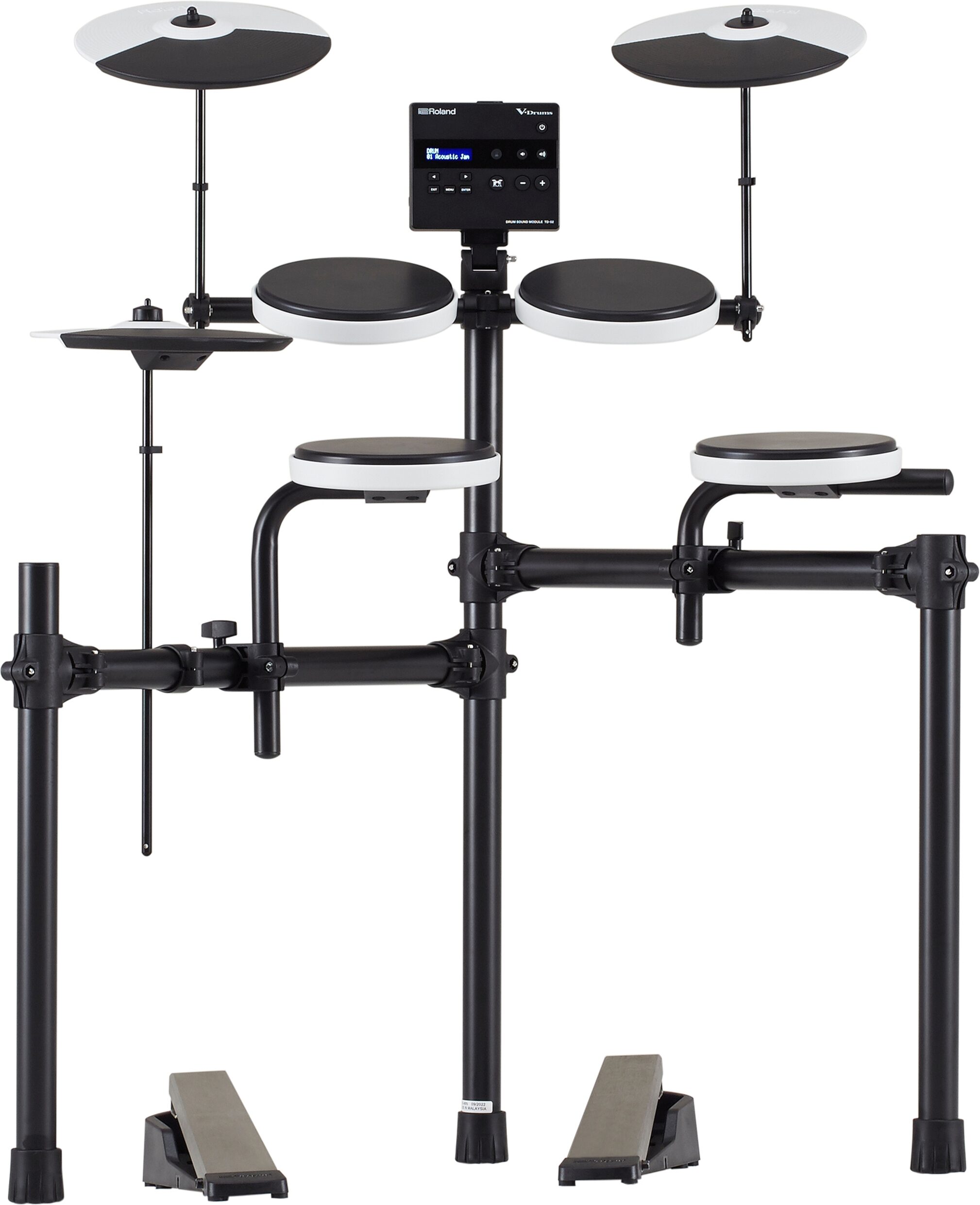 Roland TD-02K V-Drums Electronic Drum Kit, New, Action Position Back