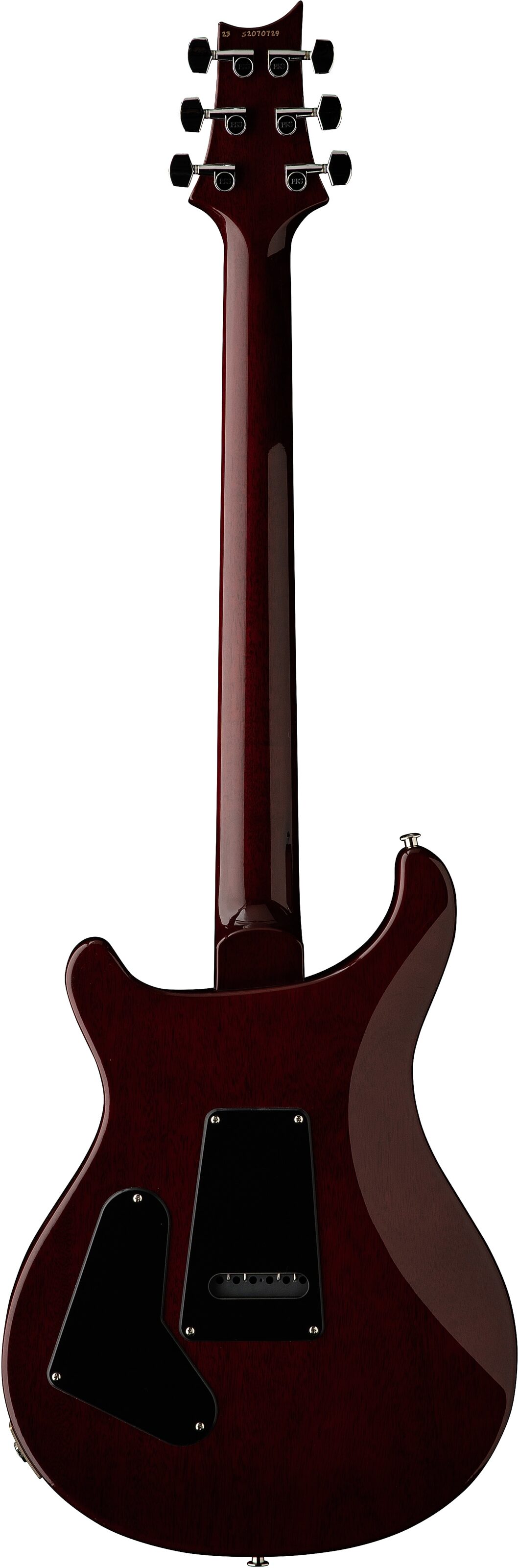 PRS Paul Reed Smith S2 Custom Color 24 Electric Guitar (with Gig Bag), Faded Gray Black Purple Burst, Open Box (Good), Action Position Back