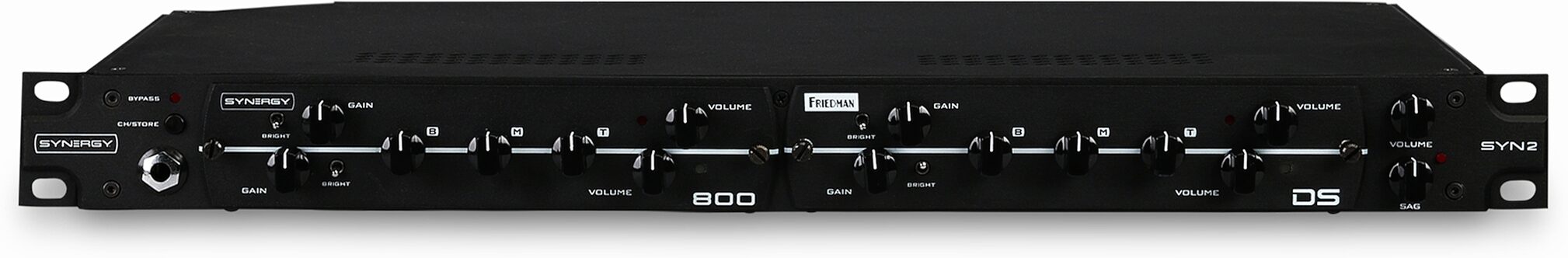 Synergy SYN-2 Rack Mount Preamp Dock, Two Module Slots, New, Action Position Back